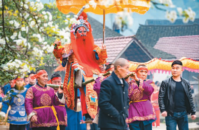 湖南溆浦：非遗进景区 激发新活力